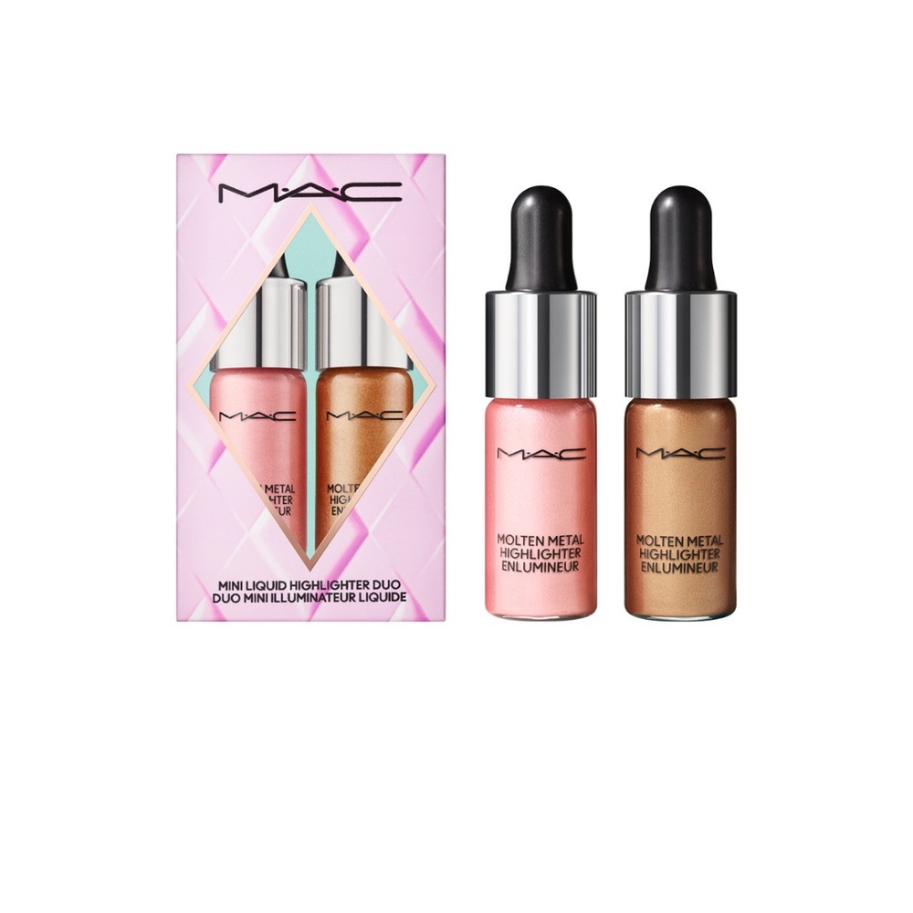 2025 MAC Cosmetics Holiday Molten Metal Highlighter Duo - Rose and Bronze